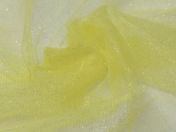 Glitter Tulle Lemon