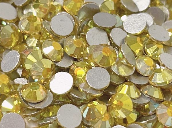 Bulk Flatback Glass Rhinestones Gold