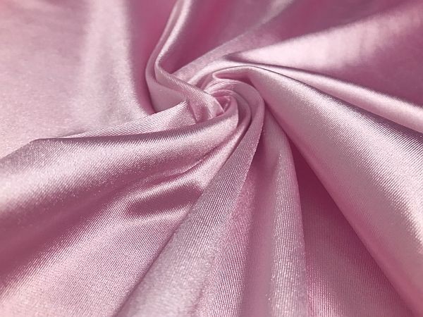 Stretch Satin Pale Pink