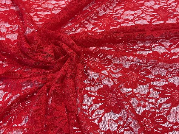 Stretch Lace Red